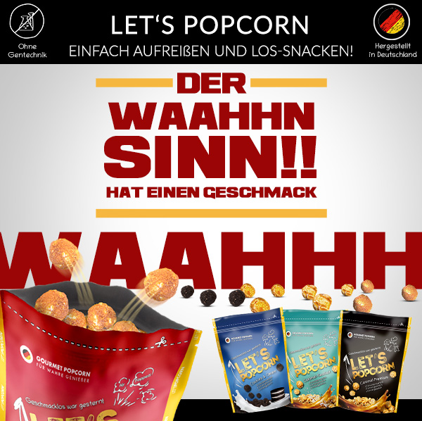 Let's Popcorn waaaaahhhh-sinns Geschmack