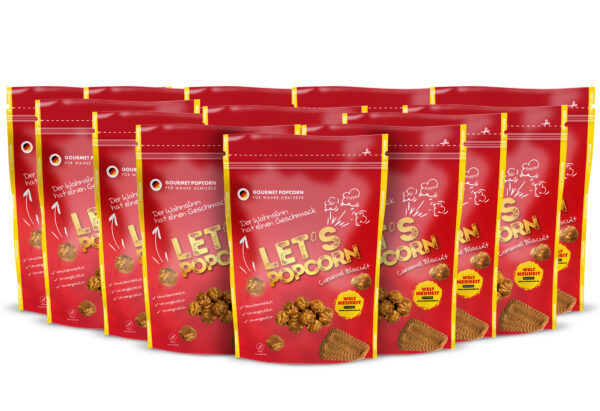 Let's Popcorn - 13 x Caramel Biscuit - SuperPack