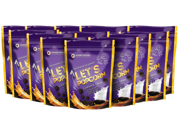 Let's Popcorn - 13 x Cookies and Cream - SuperPack