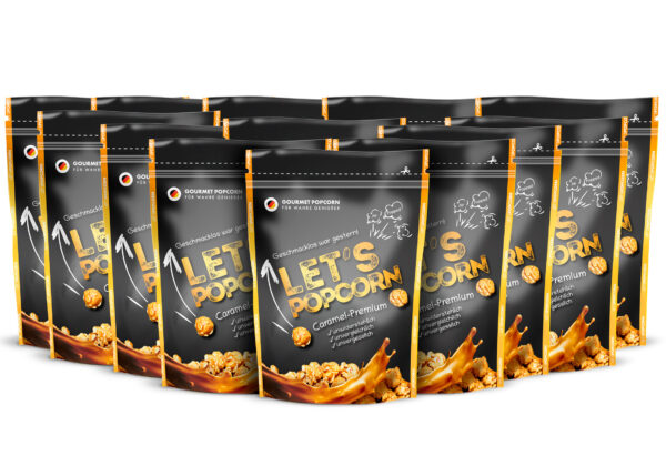 Let's Popcorn - 13 x Caramel Premium - SuperPack