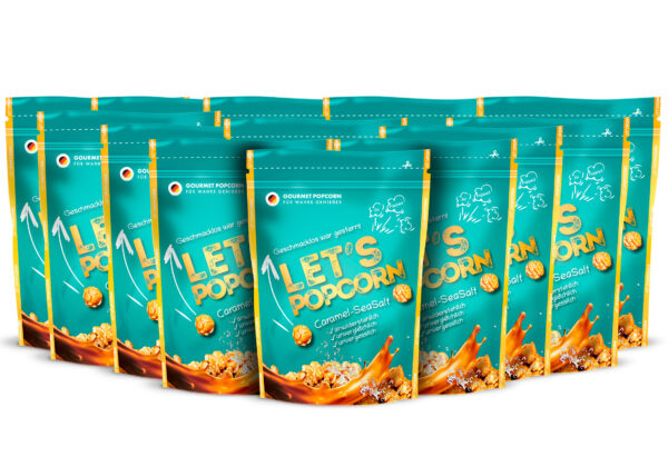 Let's Popcorn - 13 x Caramel SeaSalt - SuperPack